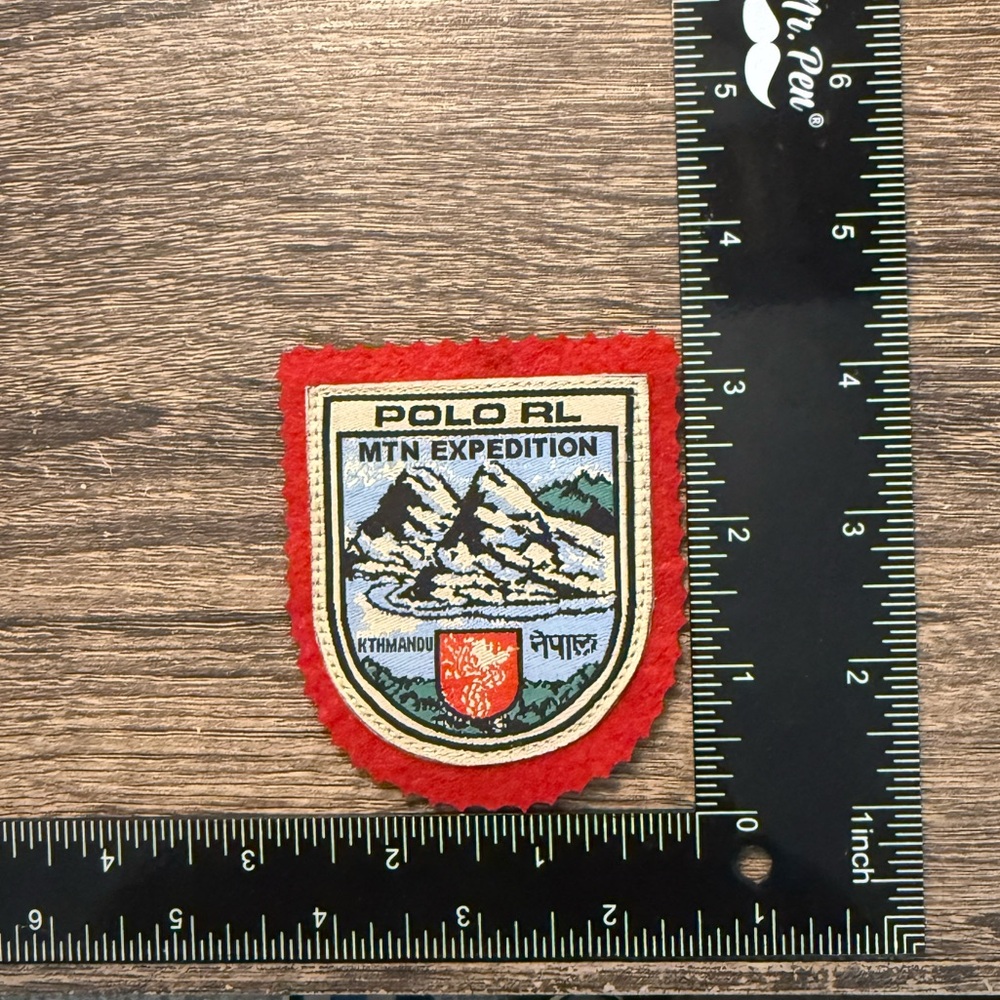 Polo by Ralph Lauren Red and Black Patch